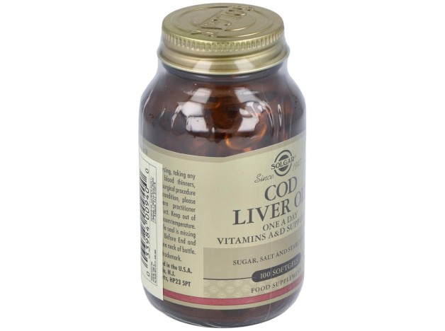 Aceite Higado De Bacalao (Cod Liver Oil)100Cap.B