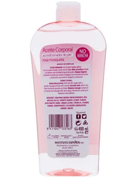 Instituto Español Aceite Corporal De Rosa Mosqueta 400Ml