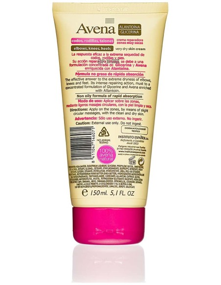 Instituto Español Avena Zonas Muy Secas Crema Reparadora 150Ml
