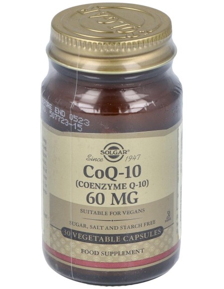 Solgar Coq10 60Mg 30 G?Lules V?G?Tales