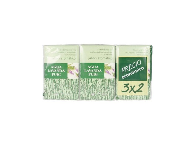 Puig Lavanda Agua Lavanda Jabon Lote 3Uds