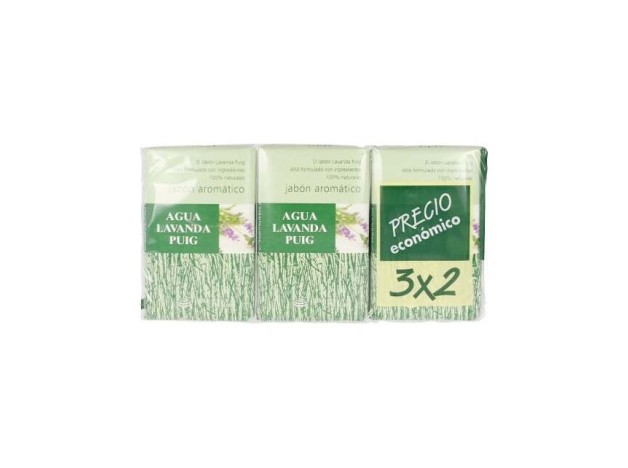 Puig Lavanda Agua Lavanda Jabon Lote 3Uds