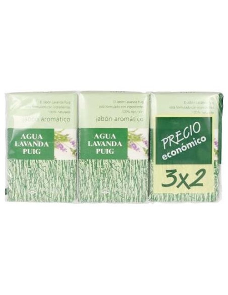 Puig Lavanda Agua Lavanda Jabon Lote 3Uds
