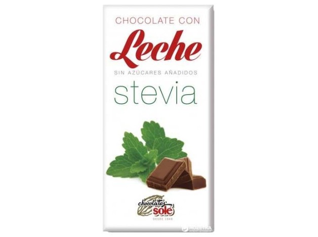 Chocolates Sole Chocolate Leche Stevia Sin...