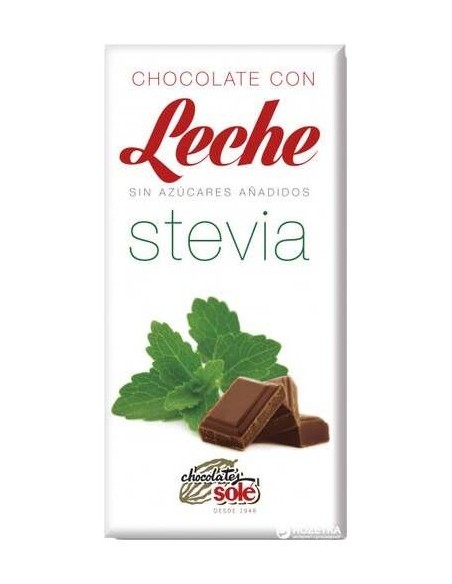 Chocolates Sole Chocolate Leche Stevia Sin Gluten 100G