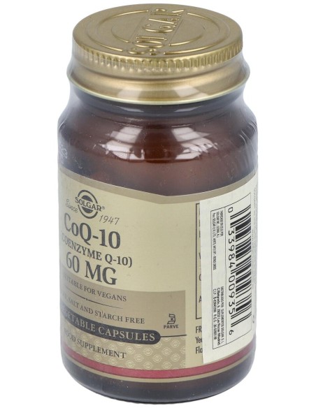 Solgar Coq10 60Mg 30 G?Lules V?G?Tales