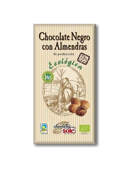 Chocolates Sole Chocolate Bitter 73% Cocoa Con Almendra 150G