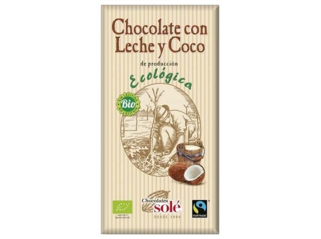Chocolates Sole Chocolate Negro Con Agave 73% 100G