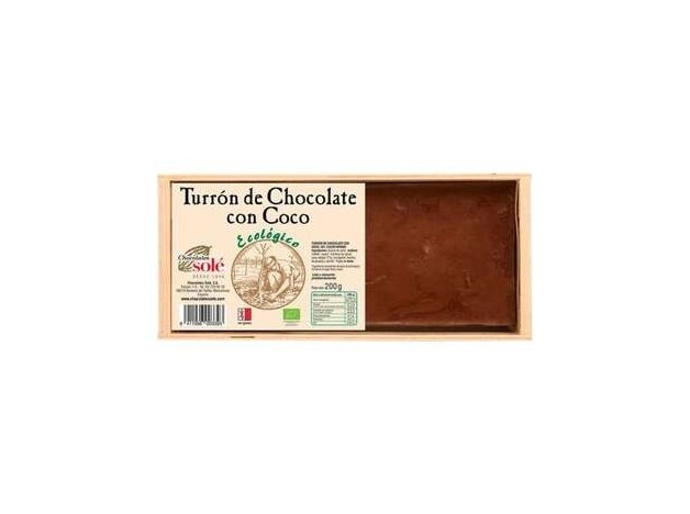 Chocolates Solé Turrón De Chocolate Con Coco...