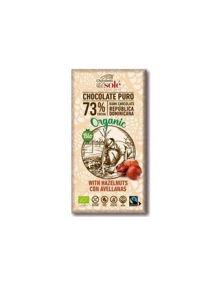 Chocolates Sole Chocolate Negro Con Avellanas 73% 150G