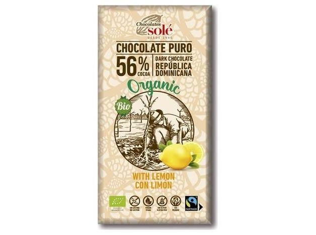 Chocolates Sole Chocolate Negro Vegano 56% Con...