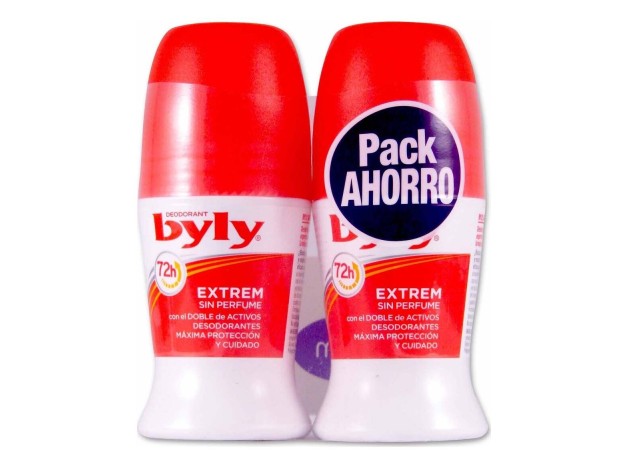 Byly Extrem 72H Desodorante Roll-On 2X50Ml