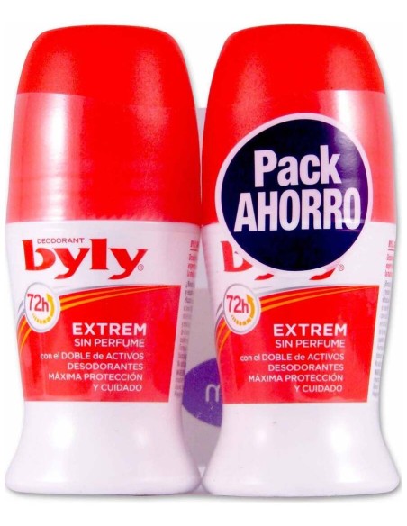 Byly Extrem 72H Desodorante Roll-On 2X50Ml