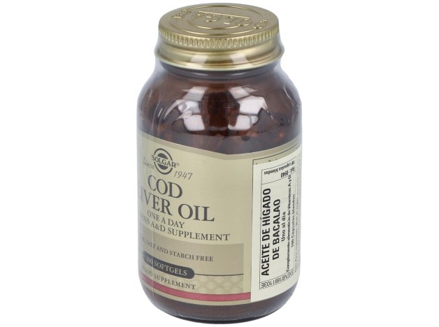 Aceite Higado De Bacalao (Cod Liver Oil)100Cap.B