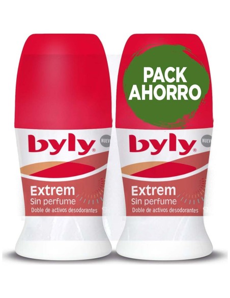 Byly Extrem 72H Desodorante Roll-On 2X50Ml