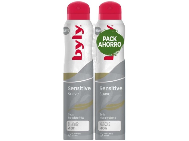Byly Sensitive Desodorante Vaporizador Lote 2 Pz