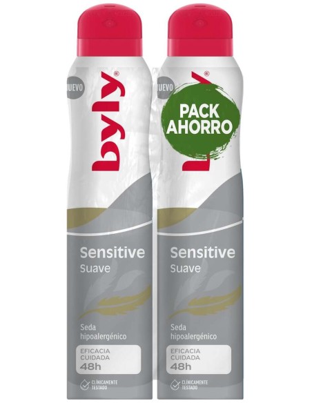 Byly Sensitive Desodorante Vaporizador Lote 2 Pz
