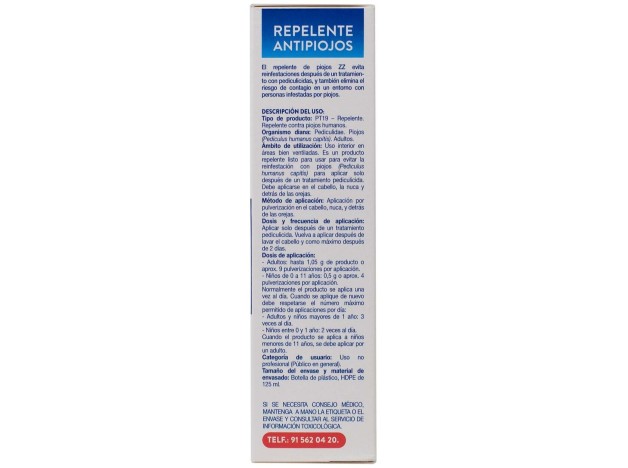 Proteje Repelente Antipiojos 125 Ml