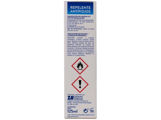 Proteje Repelente Antipiojos 125 Ml