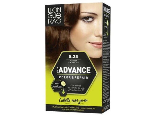 Llongueras Set Color Advance 525-Marrón Chocolate