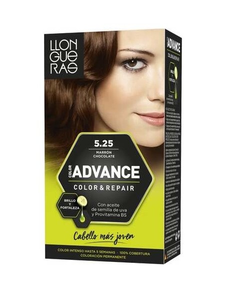 Llongueras Set Color Advance 525-Marrón Chocolate