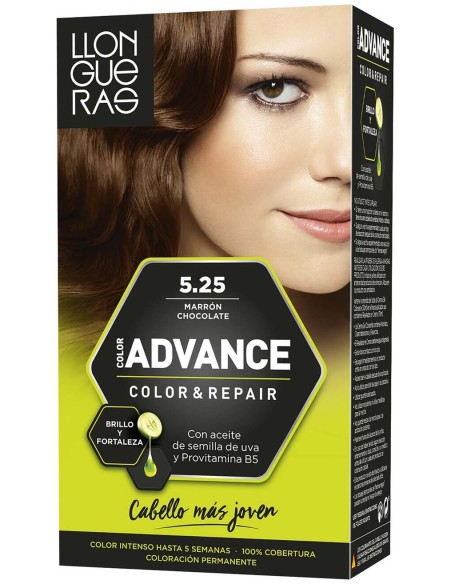 Llongueras Set Color Advance 525-Marrón Chocolate