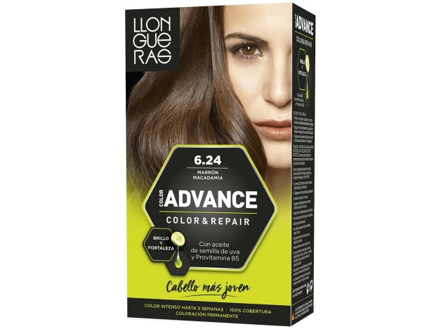 Llongueras Set Color Advance 624-Marrón Macadamia