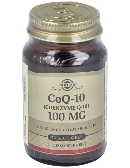 Coenzima Q10 100Mg. 30Cap.De Gelatina Blanda