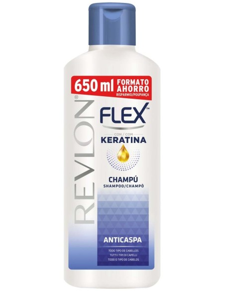 Revlon Flex Keratin Anti-Dandruff Shampoo All Hair Types 650Ml