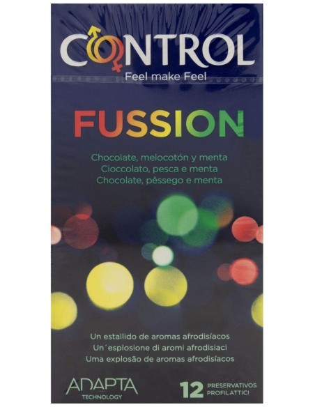 Control Fussion Chocolate, Melocotón Y Menta, 12 Ud