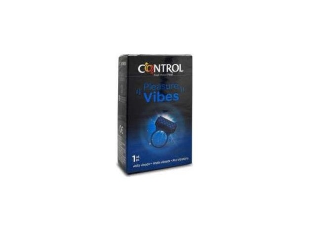 Control Pleasure Vibes Anillo Vibrador, 1 Ud