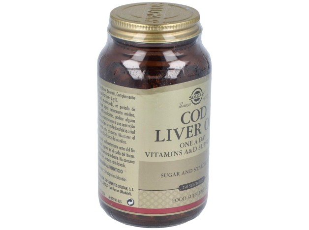 Aceite Higado De Bacalao (Uno Al Dia)250Cap.Blanda