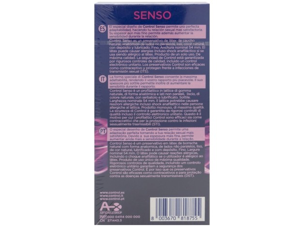 Control Senso, 12 Preservativos