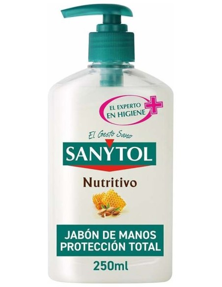 Sanytol Antibacterias Jabón Manos Nutritivo Dosificador 250Ml