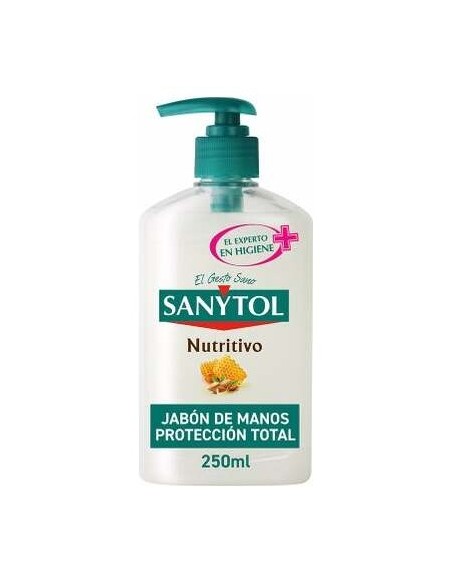 Sanytol Antibacterias Jabón Manos Nutritivo Dosificador 250Ml
