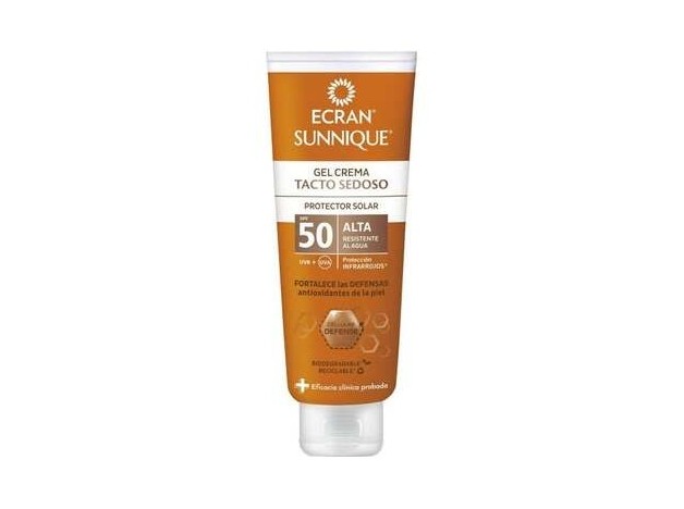 Ecran Sunnique Gel Crema Tacto Sedoso Protector...