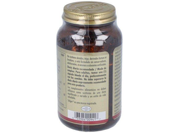 Aceite Higado De Bacalao (Uno Al Dia)250Cap.Blanda