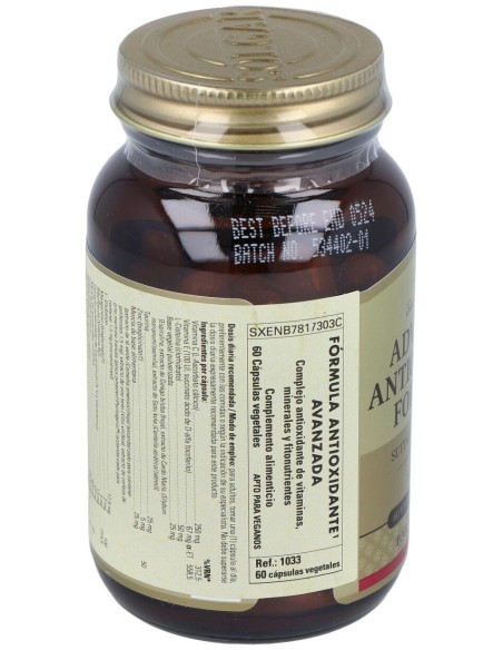 Formula Antioxidante Avanz.60Vegicaps