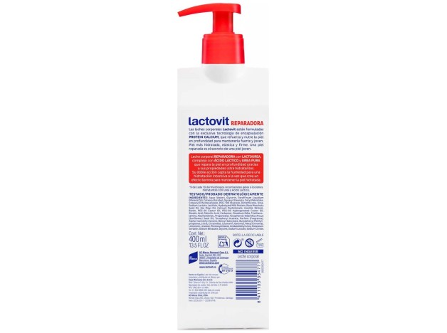 Lactovit Lactourea Leche Corporal Reparadora 400Ml