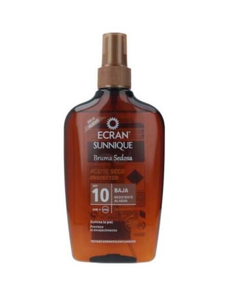 Ecran Sunnique Broncea+ Aceite Vapo Spf10 200 Ml