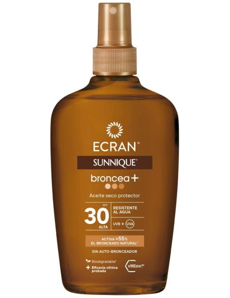 Ecran Sunnique Broncea+ Aceite Vapo Spf30 200 Ml