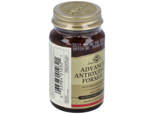 Solgar Fórmula Antioxidante Avanzada 30Caps