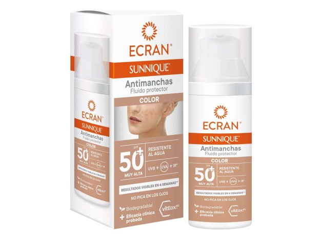 Ecran Sunnique Fluido Antimanchas Color Spf50+...