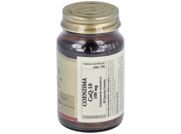 Coenzima Q10 100Mg. 30Cap.De Gelatina Blanda