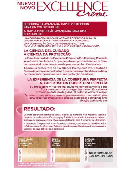 L'Oreal Set Excellence Creme Tint 01 Ultra Light Natural Blonde