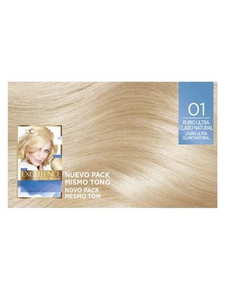 L'Oreal Set Excellence Creme Tint 01 Ultra Light Natural Blonde