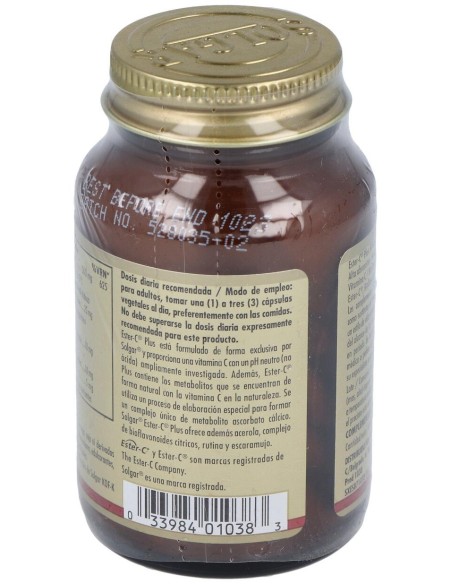 Ester-C® Plus 500Mg Cápsulas Vegetales 50 U