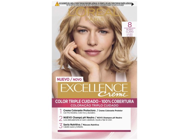 L'Oreal Set Excellence Creme Tint 8 Light Blonde