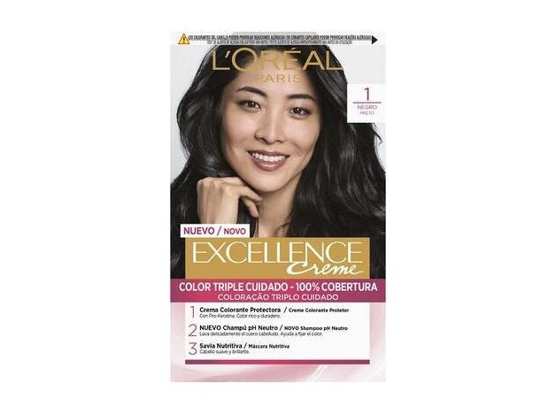 L'Oreal Set Excellence Creme Tint 1 Black