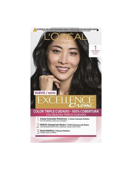 L'Oreal Set Excellence Creme Tint 1 Black
